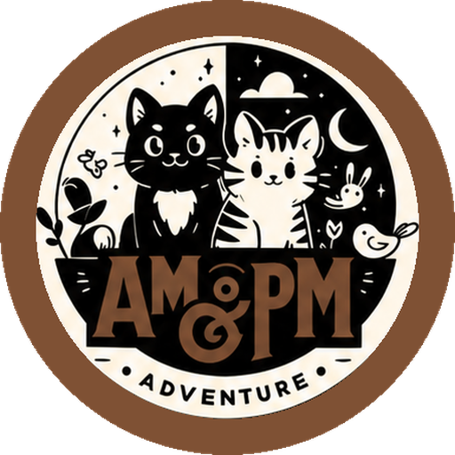 問問貓 AM&PM LOGO